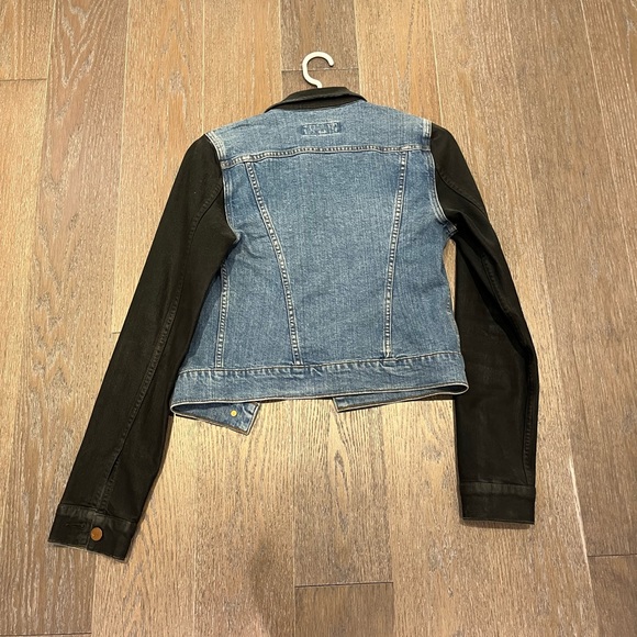 J brand denim jacket with waxed arms size XS - Picture 3 of 3
